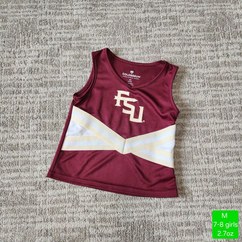 Colosseum girl's Florida State Seminoles tank top garnet size M 7-8